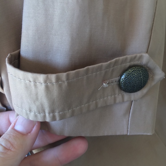 Anthropologie Elevenes Camel Trench Coat Jacket - Picture 3 of 8